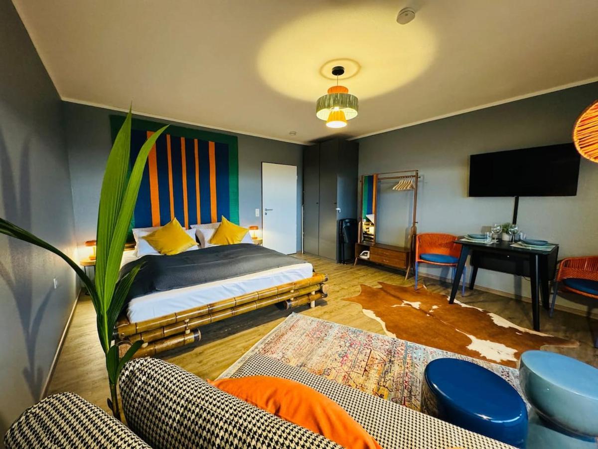 Klassen Stay - Design Studio In 11 Etage - Tolle Aussicht - Sauna, Pool - Netflix 라한슈타인 외부 사진